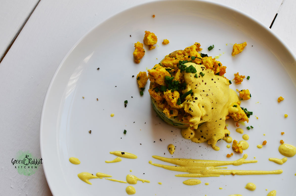 Vegan Bubble and Squeak with Scramble Tofu and Hollandaise Sauce 6